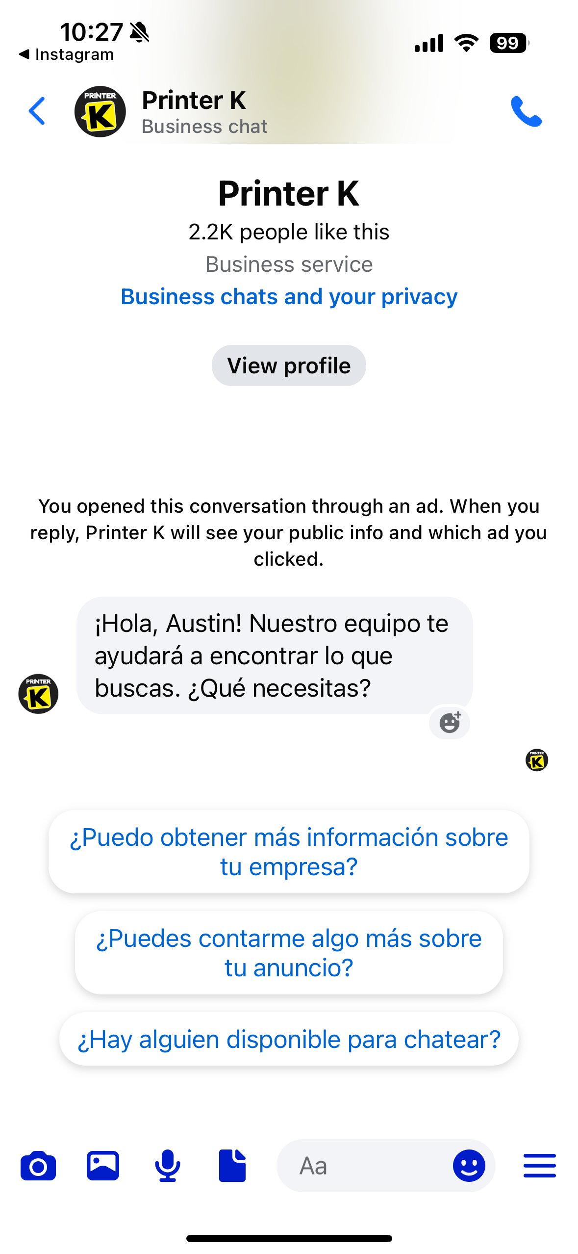 Click-to-Messenger